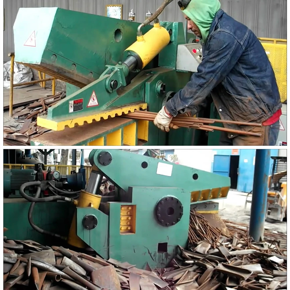 
Alligator Type Hydraulic Scrap Metal Rebar Shear And Cutting Machine 