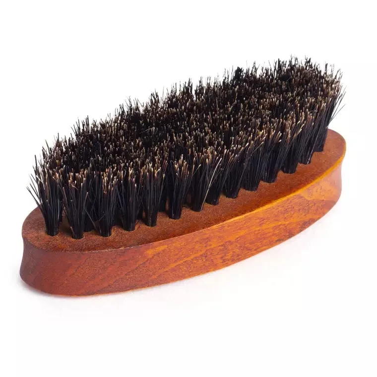 Shaving bamboo wood beard brush for men