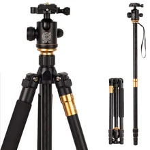 Professional QZSD Q999 SLR Camera Tripod Monopod Photography Portable Tripod + 36mm Ball Head With Tripod Bag for Canon Nikon