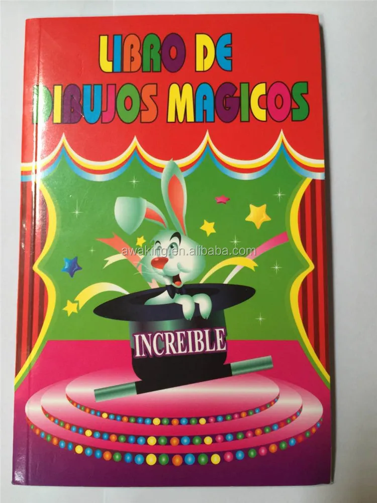 Детская волшебная раскраска Libros de мультяшная книга/комикс Добро пожаловать OEM ODM