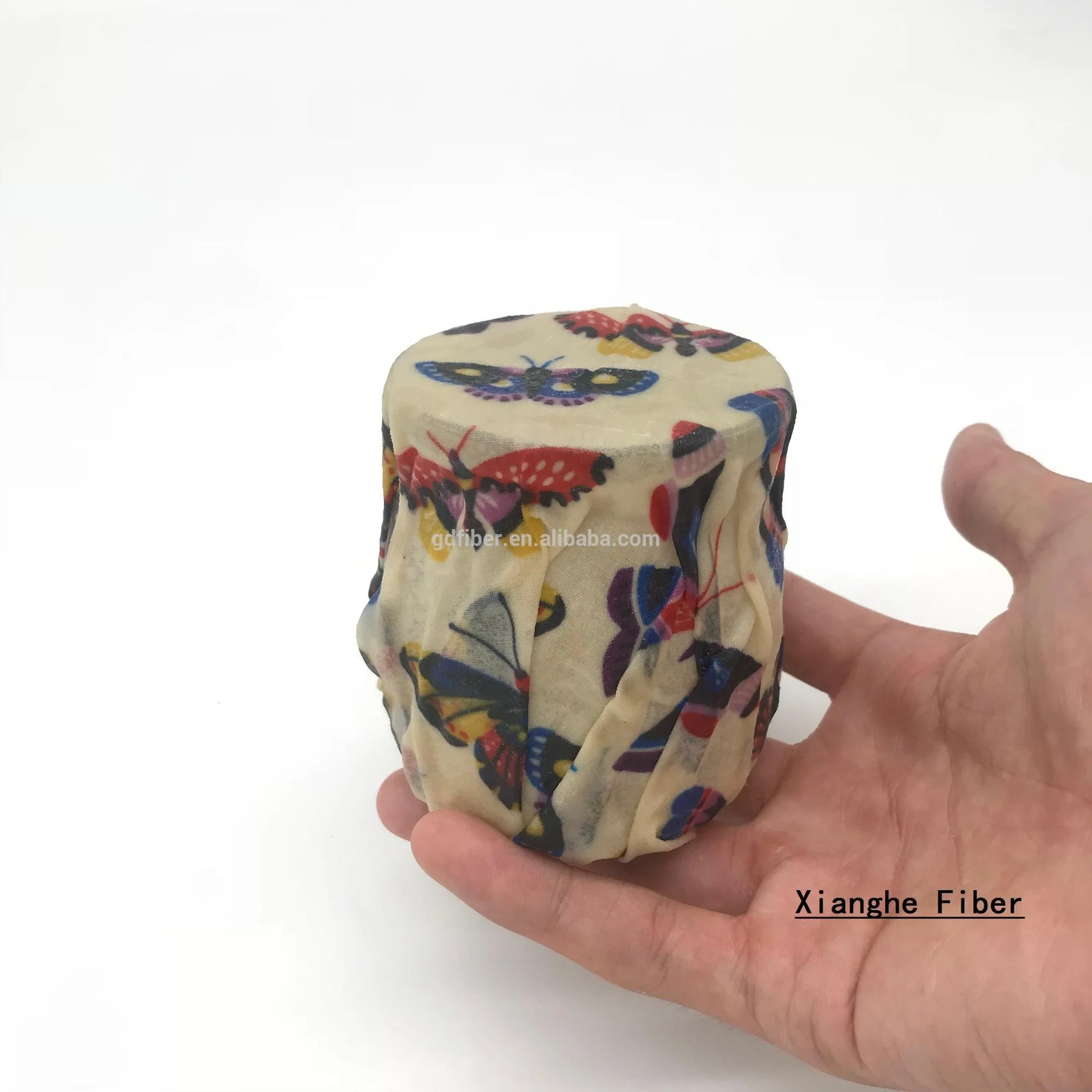 
Sandwich Lunch bag hot Selling Biodegradable Natural Organic Cotton Fabric Beeswax reusable Food Wraps 