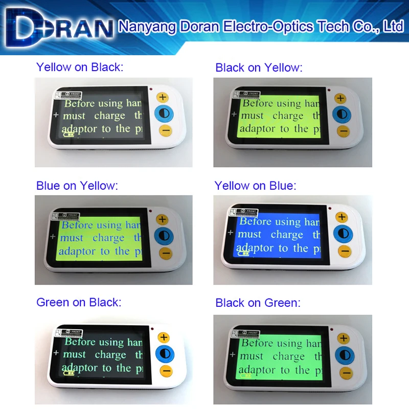 HCP-01 Portable 4.3 Inch HD Digital Video Electronic Loupe Magnifier Magnifying Glass