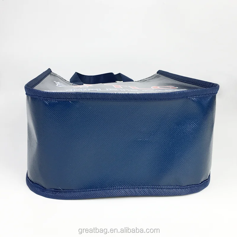 laminated lululemon style non woven shopping bag