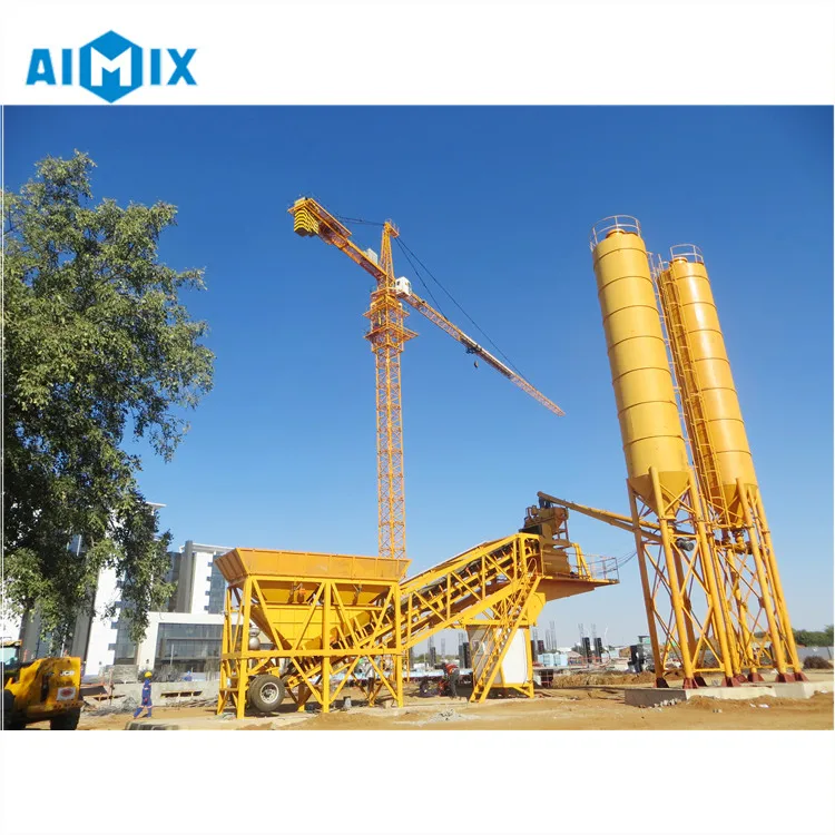 Small 35m3/h rmc concrete batching plants / mini cement plant cost