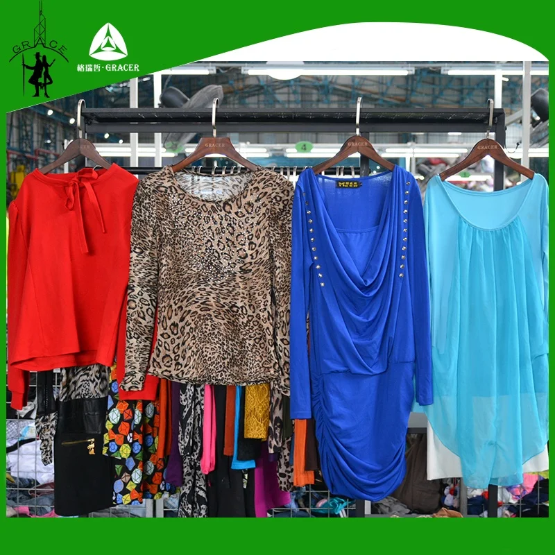 used clothing bale used clothes in kg ladies fashion T-shirt second hand clothes in usa