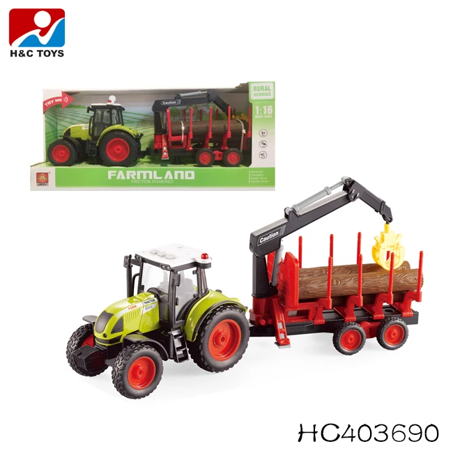 Plastic Friction Farm Toy Tractors Hot Sale Kids Toys