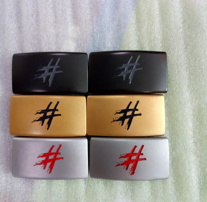 
Silicone band accessory blank metal plate tag in wholesale 