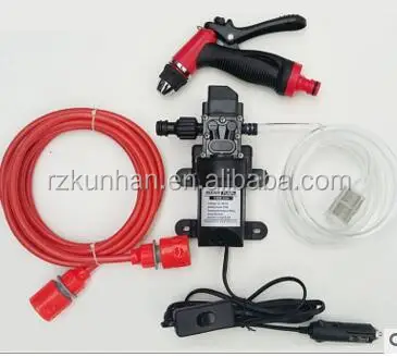 portable electric high pressure 12v dc car wash machine pressure washer