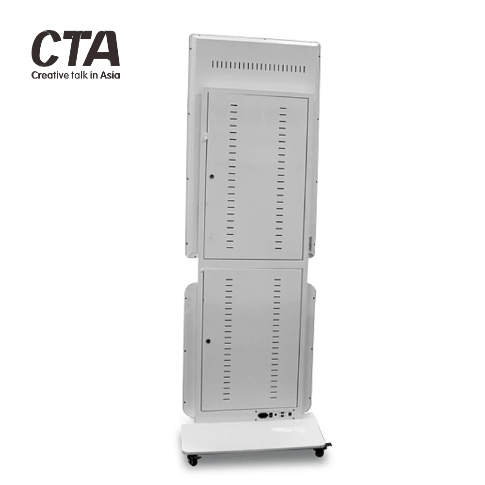 55 inch kiosk advertising touch screen digital signage portable