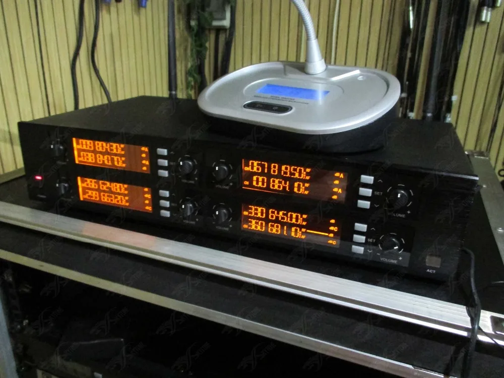 Skytone audio 8CH UHF wireless conference microphone system