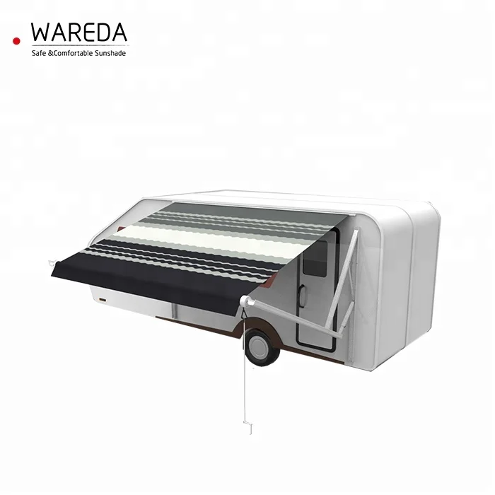 Caravan Accessories Motorized Roll Up Awning for Campervan