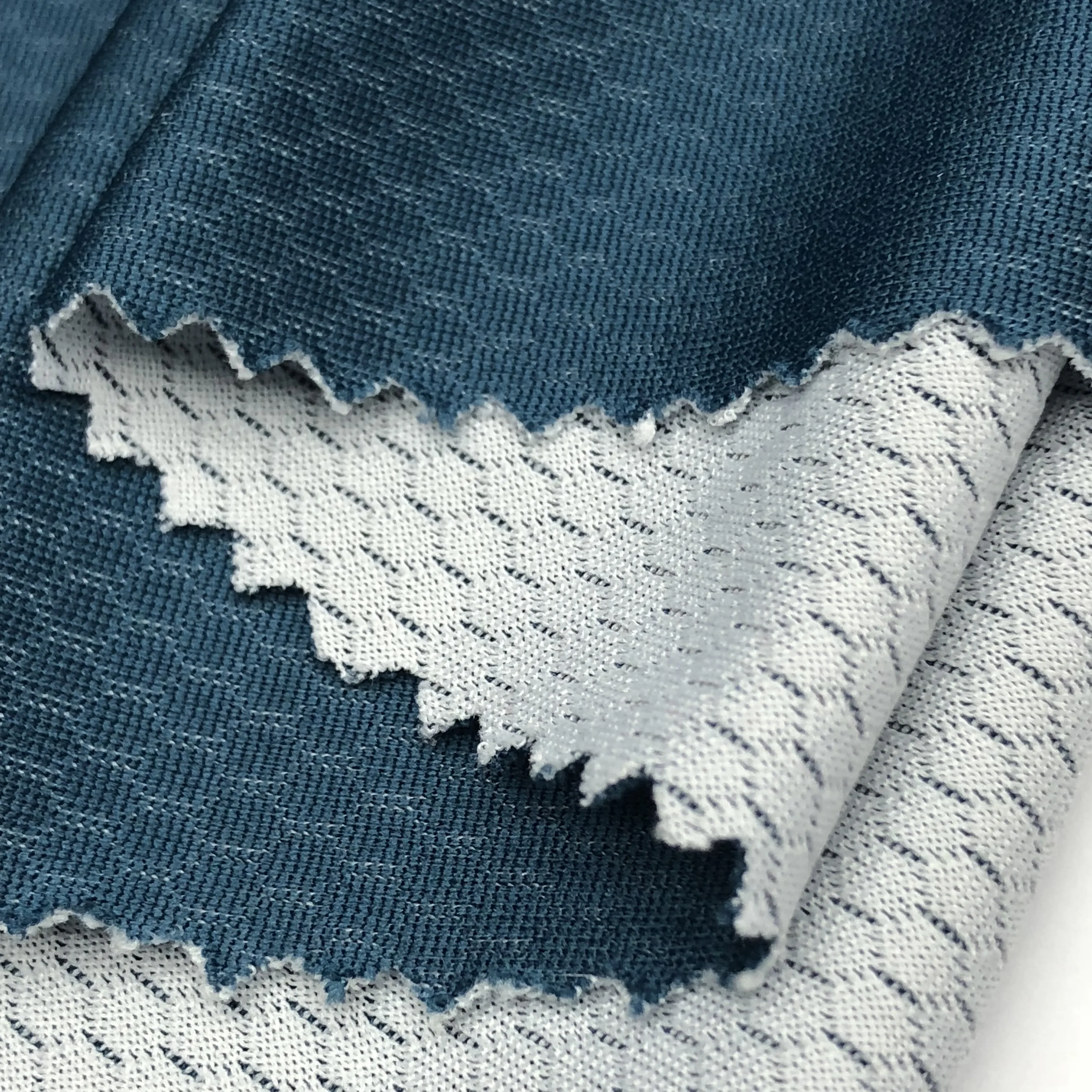 Good breathability 100 polyester jacquard soccer mesh fabric for sports jersey