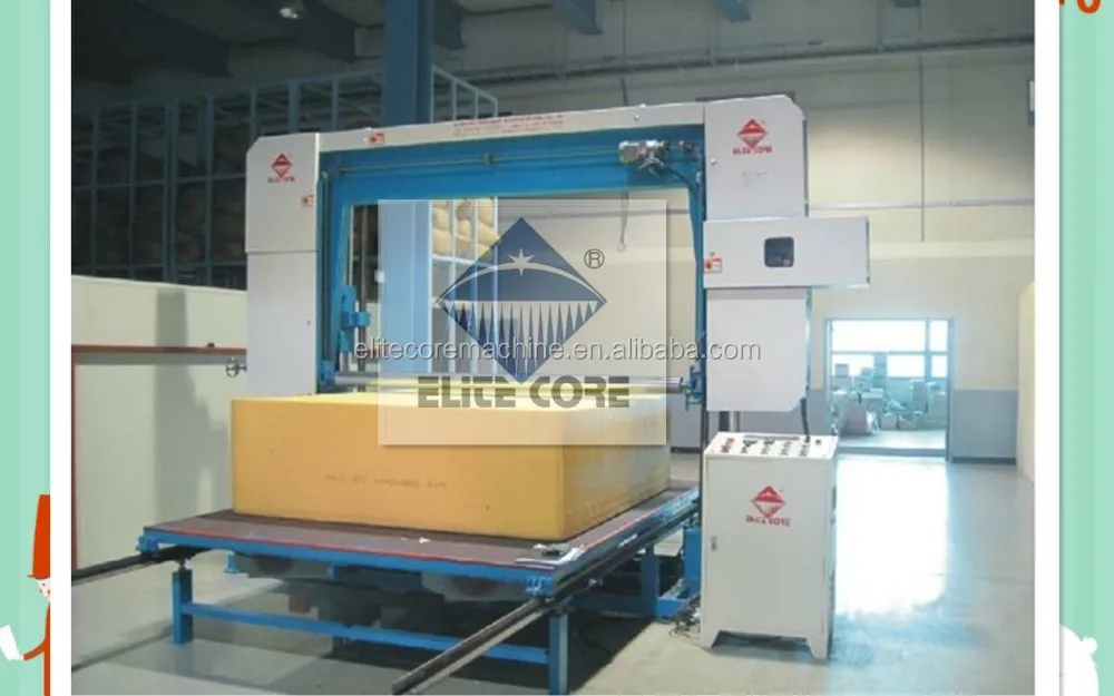 With vacuum horizontal cutting PU foam machine / horizontal cutting foam machine