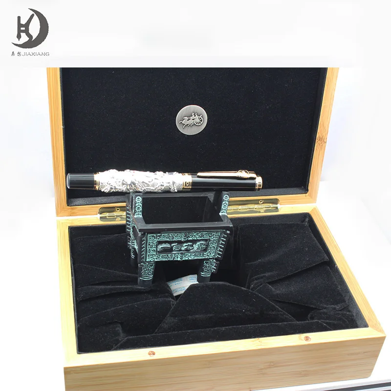 High Quality China Wholesale Luxury Fountain Pens Stationery With Pen Wood Box