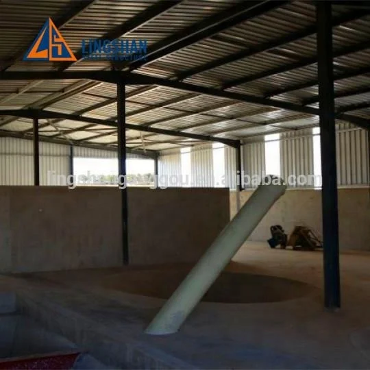 Hot  galvanizing  Steel structure prefabricated Pig farm House Tard Construction Sheds Buildings Design For Sale