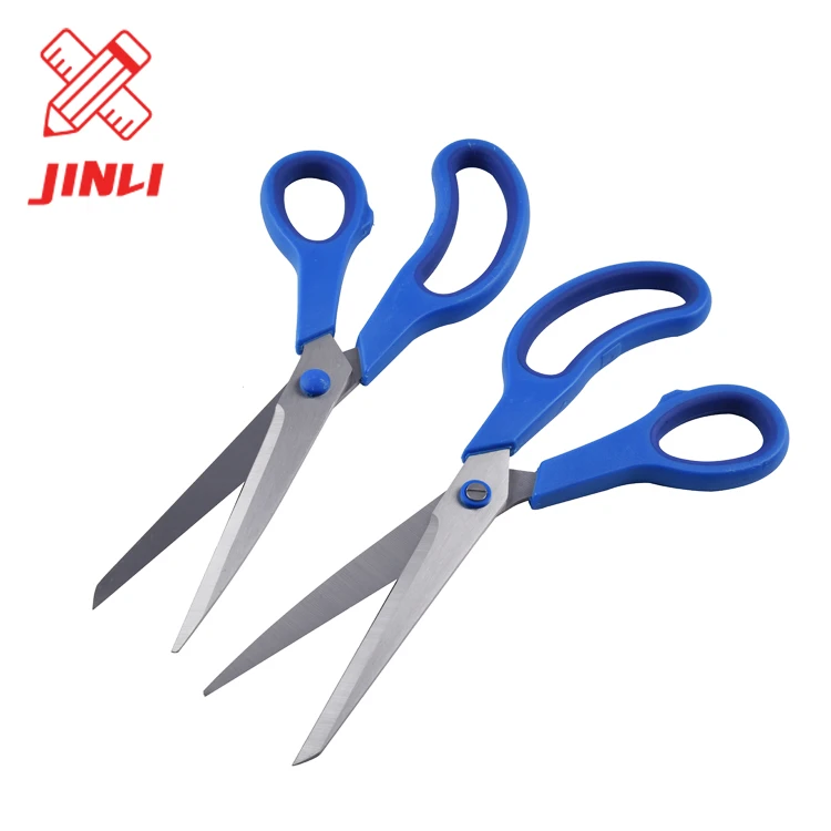 Office stationery sets high quality safety children student stainless steel office cutting scissors