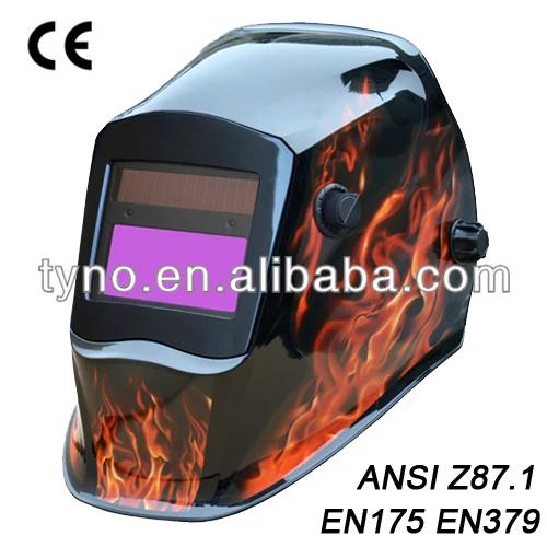 CE EN169/EN175/EN379 Solar Auto Darkening Welding Mask/ANSI Z87.1 Welding Helmet For TIG MIG Welding