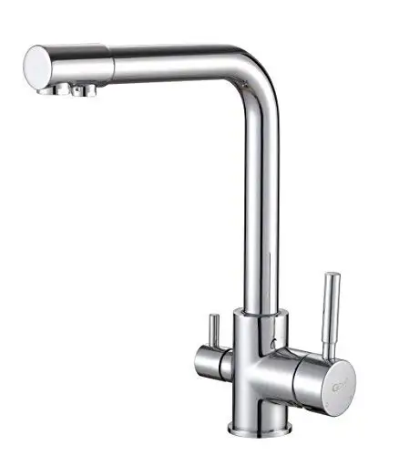 Kitchen Water Tap 304 Stainless Steel Power Tap Swivel Spout Vessel Sink Mixer Tap Right Drink Faucet