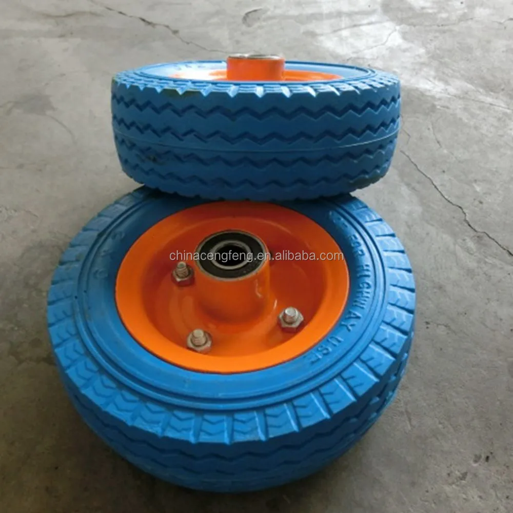 
6x2 PU foam wheel polyurethane foam tire 6 inch 