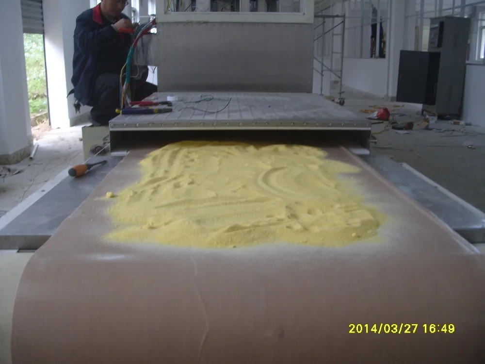 belt industrial medicine microwave Tunnel dryer