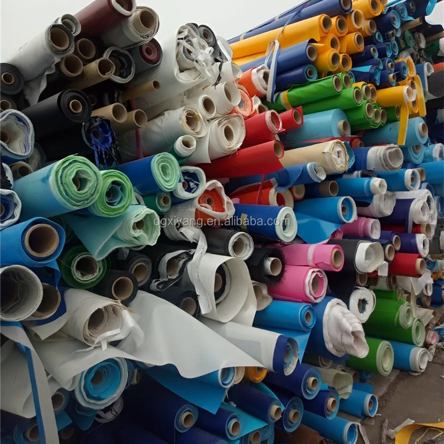 PVC Coated Stripe Tarpaulin in Stock Lot for Tent Truck Cover and Awning Woven Laminated Patterns Plain Style Free Sample