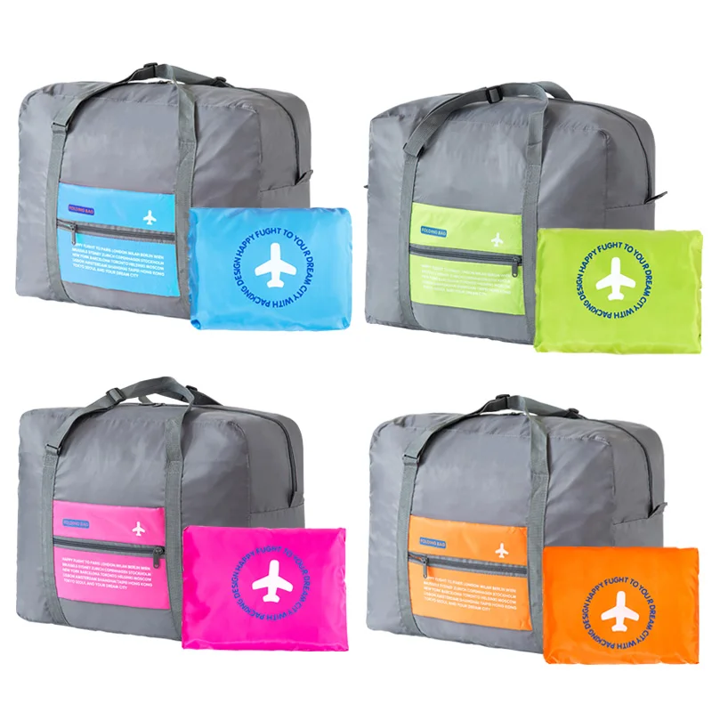 
fashionable foldable duffel travel polyester bag 