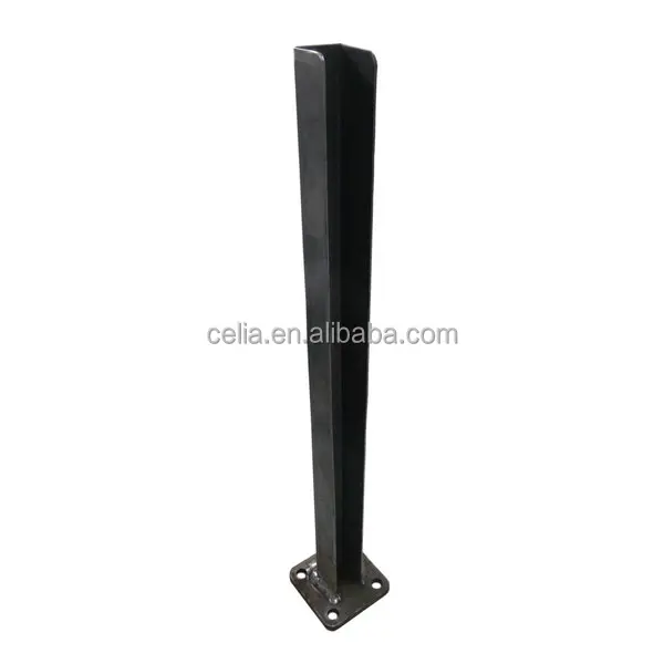 bespoke metal fence steel post with difference surface