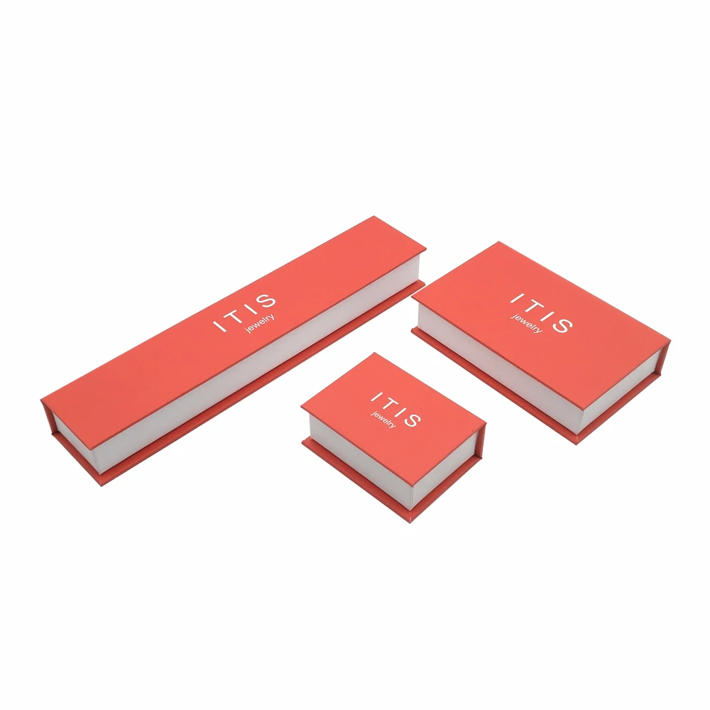 Custom logo wholesale packaging paper jewelry boxes