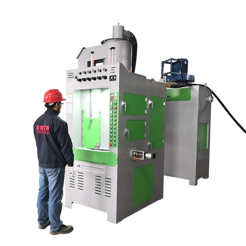 Turntable Sandblasting Cabinet for Car Rim