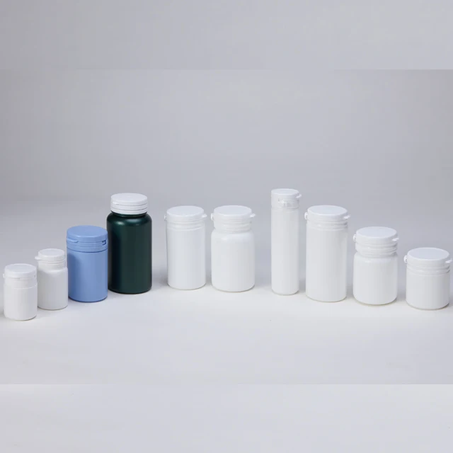 80ml HDPE Plastic Chewing Gum Containers Wide Mouth Bottle