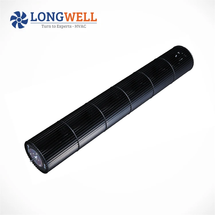 Forward backward curved blower wheel