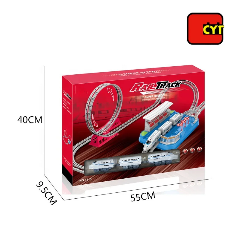 Kids Self Assembly Fast B/O Plastic Toy Train Tracks for Wholesale