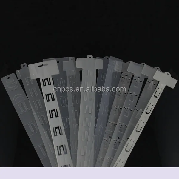 
supermarket hanging clip strip 12 hooks on shelf 