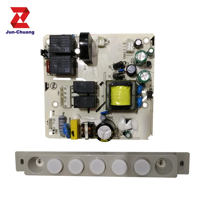 Кухонная вытяжка pcb плата управления таблом с кнопочный переключатель со светодиодным источником света внутри
