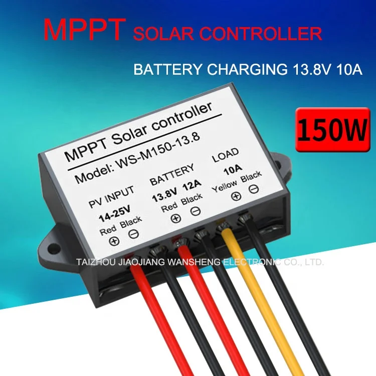 
IP 67 FACTORY PRICE MPPT SOLAR CONTROLLER MPPT 150W MPPT SOLAR CHARGE CONTROLLER 99% WS-M150-13.8V 
