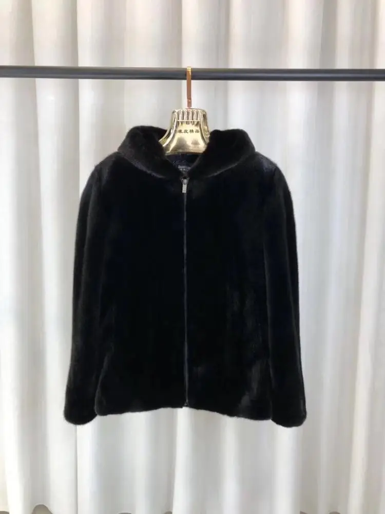 YR1133 Denmark Import Top Quality Mink Fur Jacket for Men