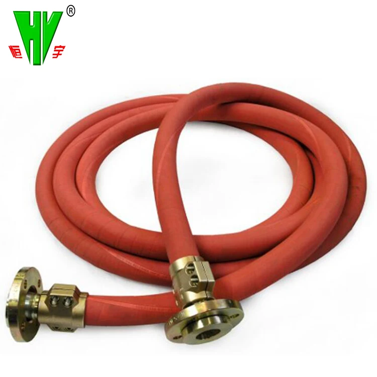 Black high pressure hydraulic steam hose