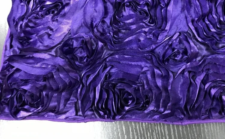 MX1805E wedding rosette hand embroidery table cloth