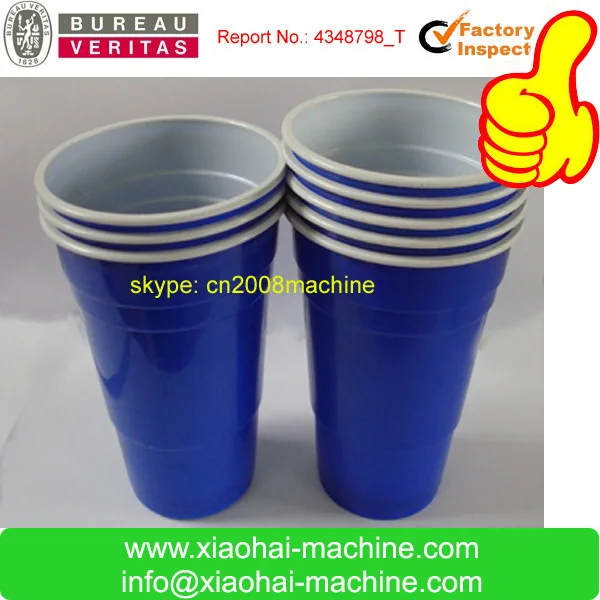 Drink Cup Making Machine Plastic Thermoforming Machine Full Automatic Engineers Available to Service Machinery Overseas One Year