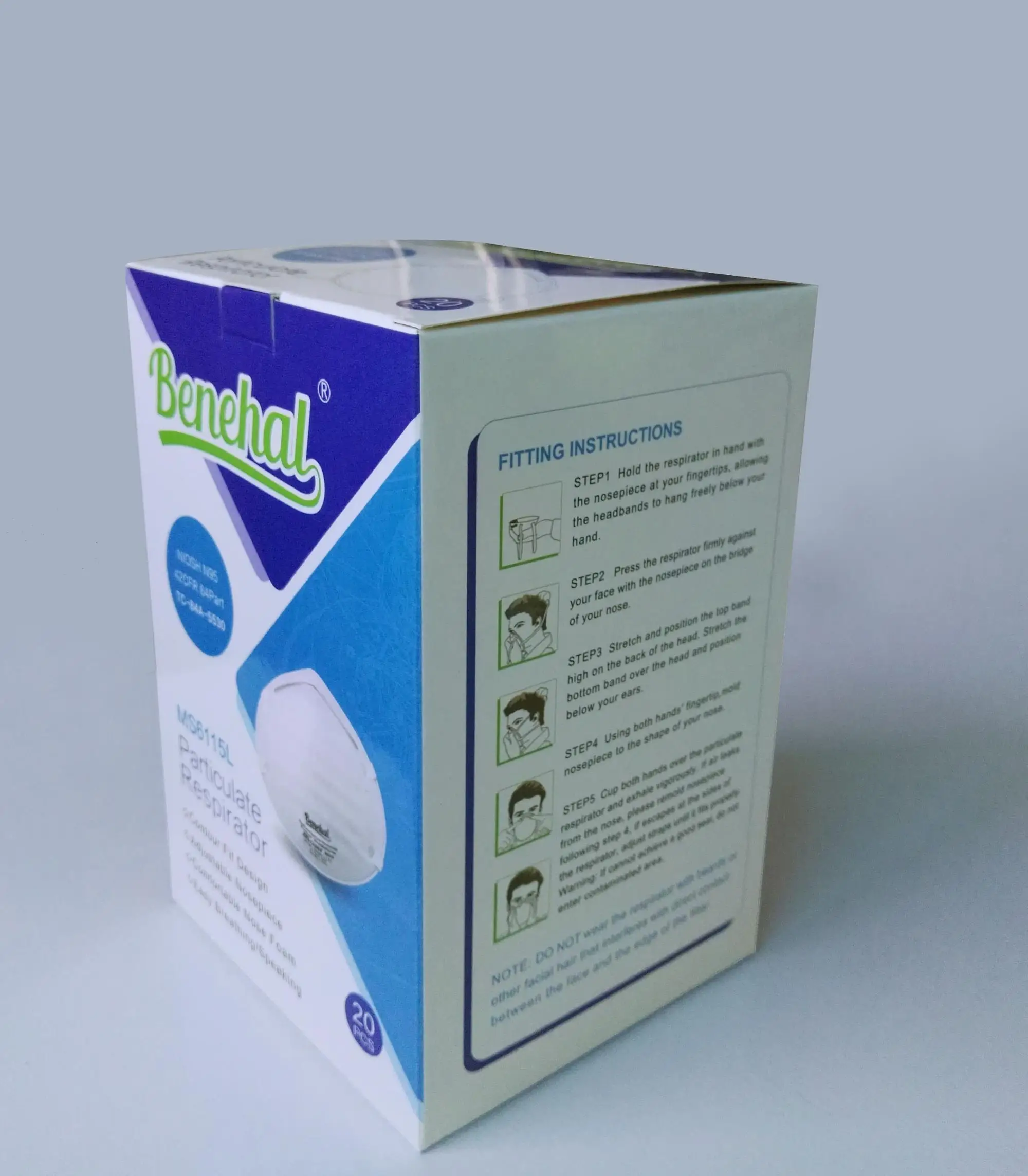 Cheap facemasks N95 cup style mask head wear N95 best price respirator hot sale N95 respirator PPE masks PPE N95 without valve