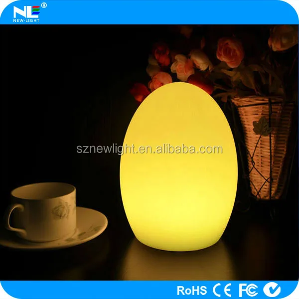 LED ball light outdoor color changing LED egg shape ball color changing mood LED light ball