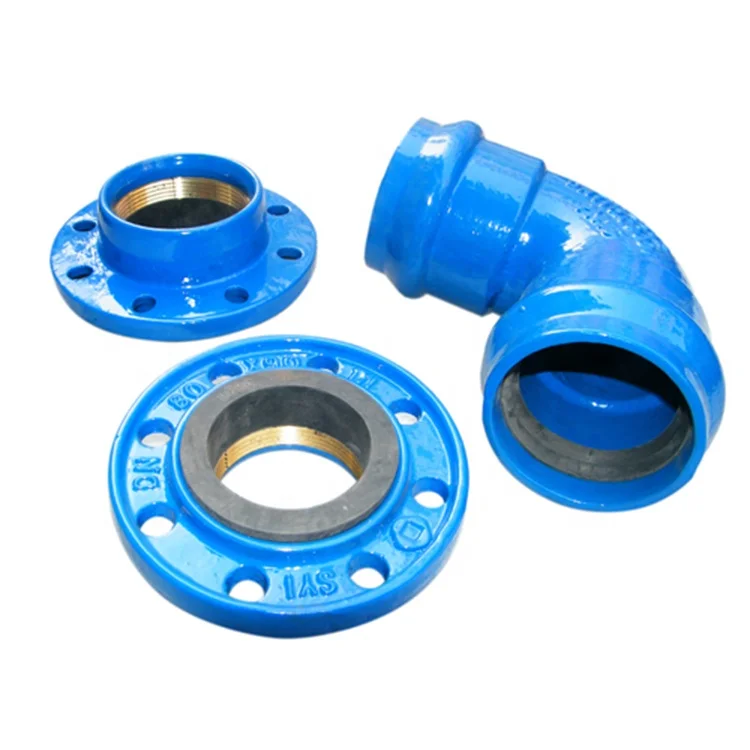 Pvc Di Pipe Fittings Flange 100% Water Pressure Test Equal Strict Inspection as Per Standard Round Casting CN;SHX OEM SYI