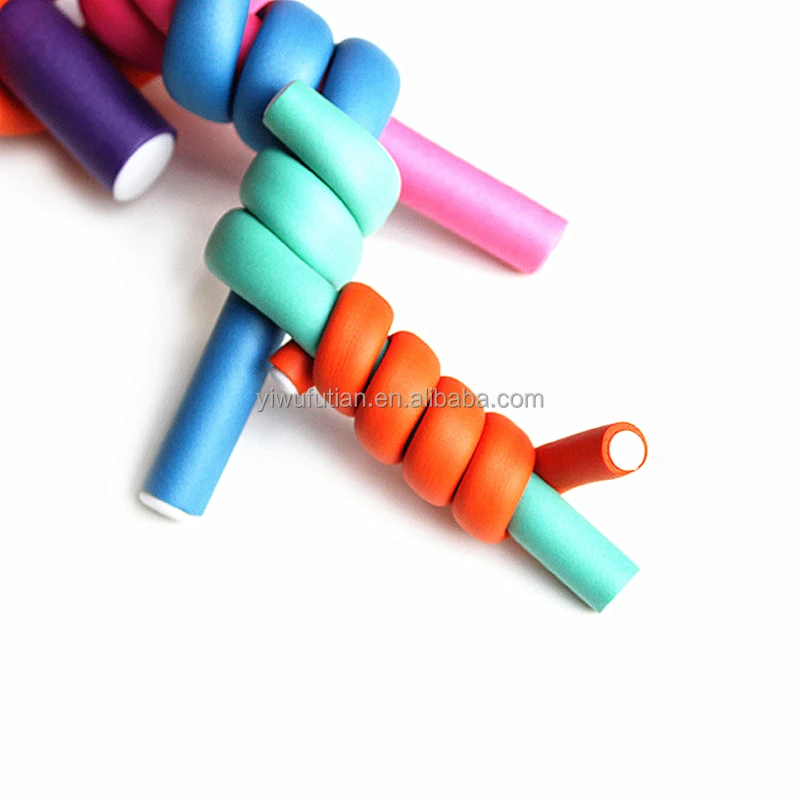 
10 Pcs/Set Hair Curler Curling Sticks Soft Foam Twist Flexi Rods 
