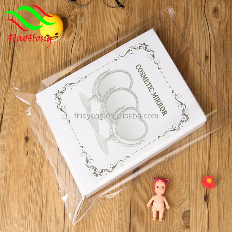 
Transparent plastic OPP bags supplier malaysia poly bag with air holes 