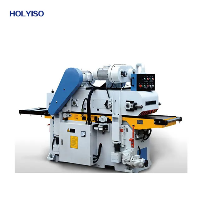 HOLYISO 610mm Width Wood Working Table Wood Thicknesser Planer Machine for Double Sided Thicknessing MB204H