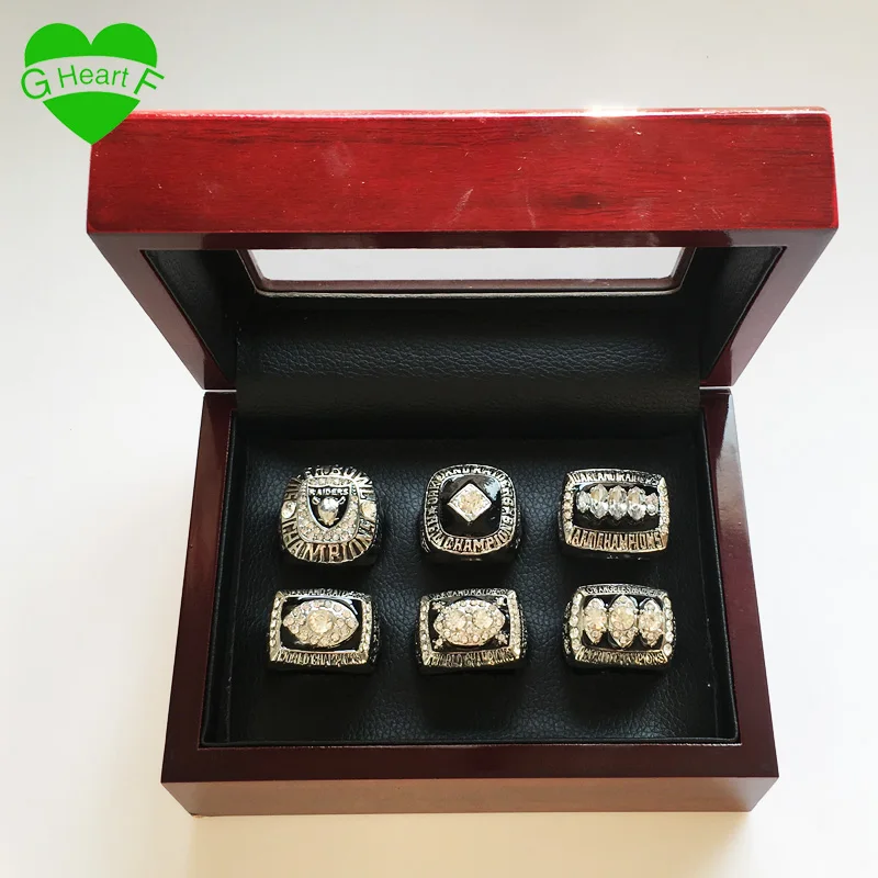Hot Sell Signet Sets Ring for Men Oakland Raiders Championship Rings