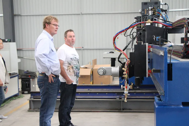 Gantry Type Cnc 5Axis Plasma Cutting and Beveling Machine with 2 Axis Cnc Plasma Torch