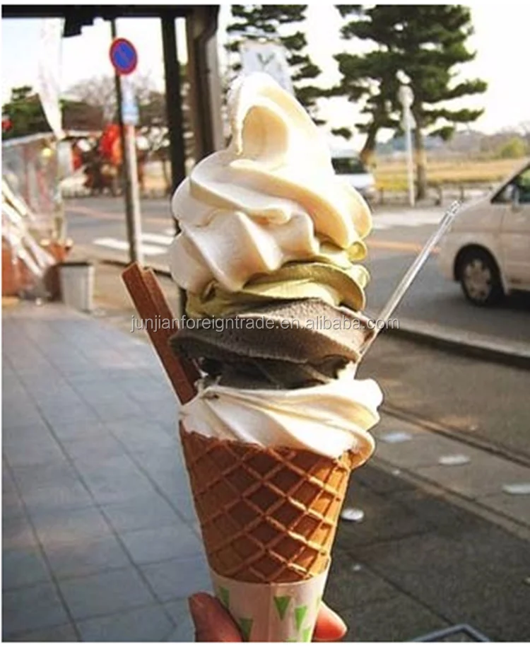 High efficiency 3 flavor soft ice cream machine countertop ice cream freezer