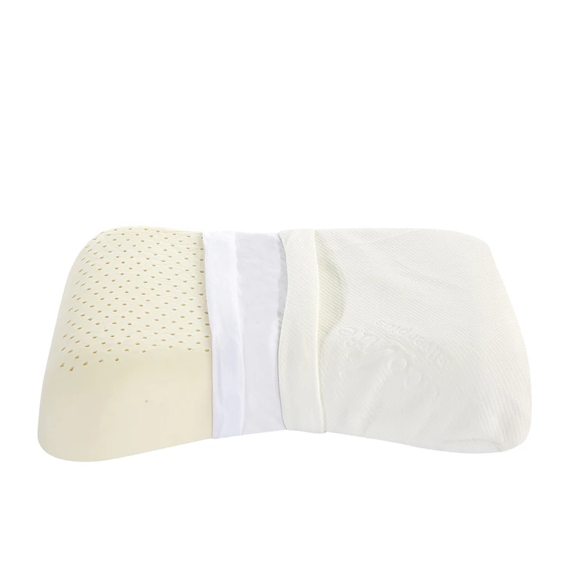 Butterfly shaped lady wave neck support cushion latex foam pillow