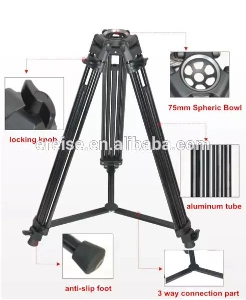 DCY-8018 Professional camera video tripod for photo and video